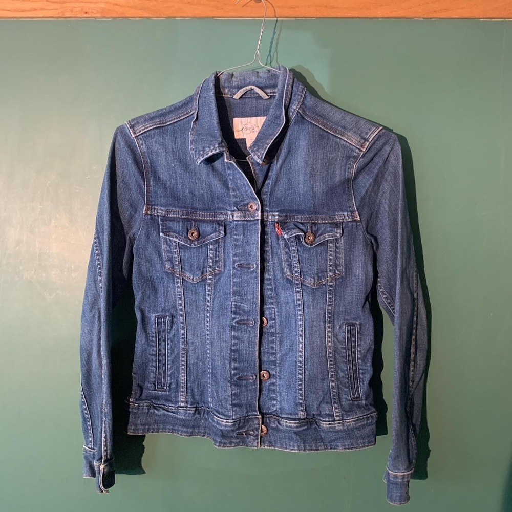 Levi Strauss San Francisco Vintage 1980s Denim Jacket Dark Blue Medium